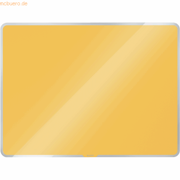 Leitz Glas-Board Cosy magnetisch Sicherheitsglas 600x400mm gelb von Leitz
