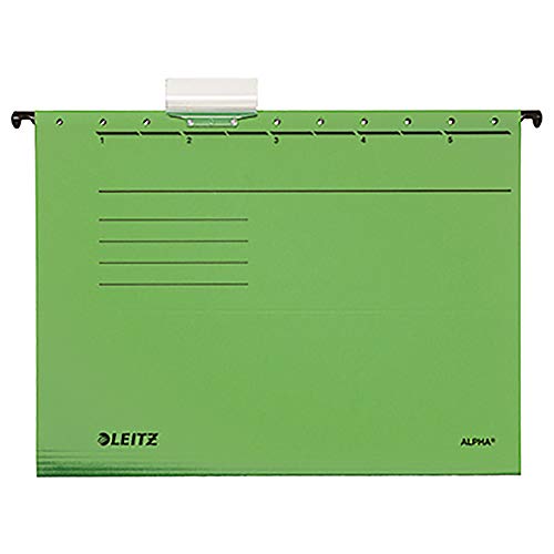 Leitz Hängemappe ALPHA®, Colorspankarton, grün von Leitz