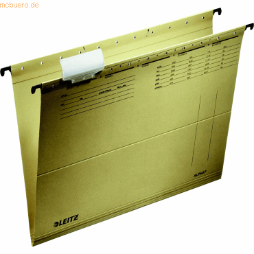 Leitz Hängemappe Alpha A4 250g/qm Karton naturbraun Leitz Hängemappe Alpha A4 250g/qm Karton naturbraun von Leitz