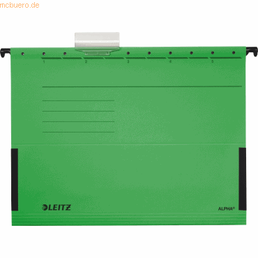 Leitz Hängetasche ALPHA A4 Karton grün Leitz Hängetasche ALPHA A4 Karton grün von Leitz