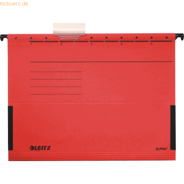 Leitz Hängetasche ALPHA A4 Karton rot Leitz Hängetasche ALPHA A4 Karton rot von Leitz