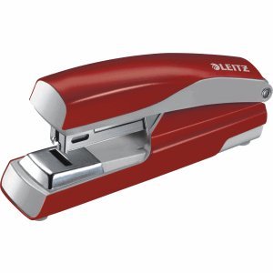 Leitz Heftgerät 5505 Flat-Clinch rot in Blisterverpackung von Leitz