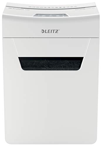 Leitz IQ Premium Aktenvernichter P4 fürs Büro und Zuhause, 11-10 Blatt (70-80 g/m²) von Leitz