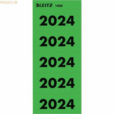 Leitz Inhaltsschild 2024 14240055 grün 100 Stück von Leitz