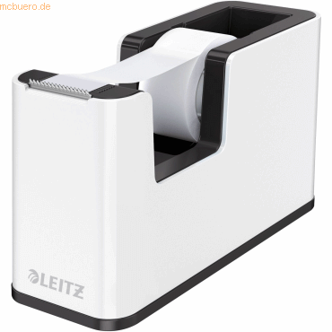 Leitz Klebeband-Abroller Wow Duo Colour weiß/schwarz Leitz Klebeband-Abroller Wow Duo Colour weiß/schwarz von Leitz