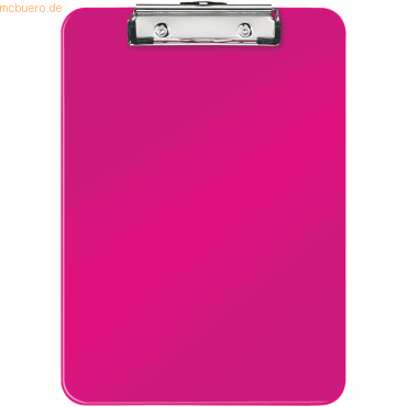 10 x Leitz Klemmbrett Wow A4 Polystyrol pink metallic 10 x Leitz Klemmbrett Wow A4 Polystyrol pink metallic von Leitz