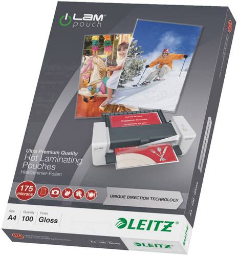 Leitz Laminierfolie DIN A4 175 micron glänzend 100St. von Leitz