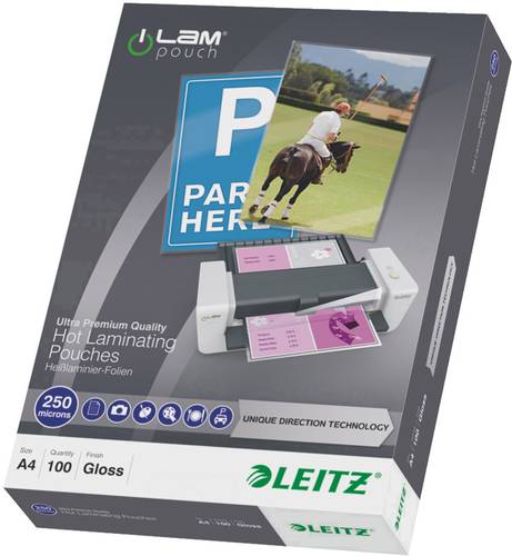 Leitz Laminierfolie DIN A4 250 micron glänzend 100St. Leitz Laminierfolie DIN A4 250 micron glänzend 100St. von Leitz