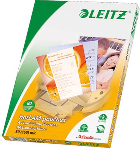 Leitz Laminierfolie DIN A4 80 micron glänzend 100St. Leitz Laminierfolie DIN A4 80 micron glänzend 100St. von Leitz