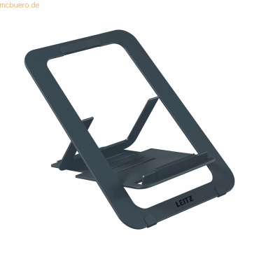 Leitz Laptopständer Ergo 63460089 ultraflach ddunkelgrau/aluminium Leitz Laptopständer Ergo 63460089 ultraflach ddunkelgrau/aluminium von Leitz