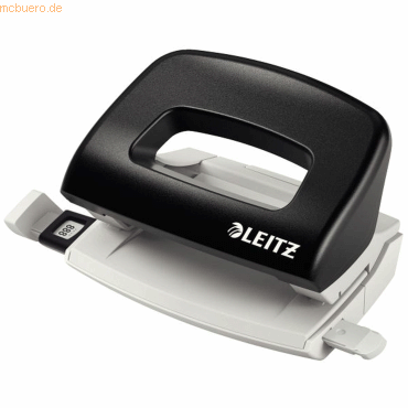 Leitz Locher NeXXt 1,0mm mit Anschlagschiene schwarz Leitz Locher NeXXt 1,0mm mit Anschlagschiene schwarz von Leitz