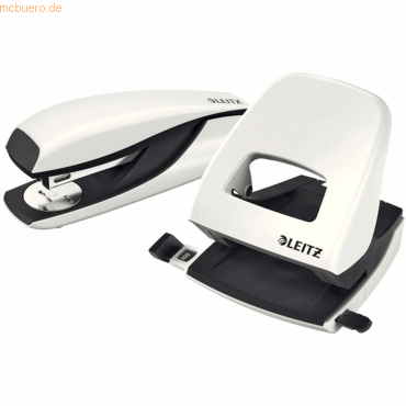 Leitz Locher NeXXt 5008 und Heftgerät NeXXt 5502 im Set perlweiß Leitz Locher NeXXt 5008 und Heftgerät NeXXt 5502 im Set perlweiß von Leitz