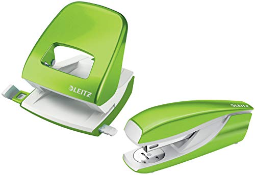 Leitz Locher Nexxt WOW 30 Blatt, grün (Locher + Heftgerät) von Leitz