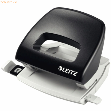 Leitz Locher Topstyle 1,6mm mit Anschlagschiene schwarz in Blisterverp von Leitz