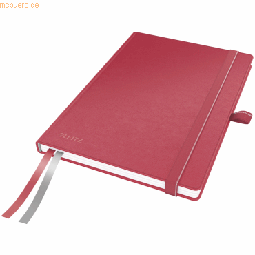 Leitz Notizbuch Complete A5 kariert rot von Leitz