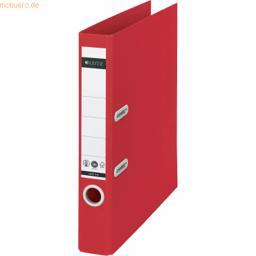10 x Leitz Ordner Recycle 180 Grad A4 schmal 50mm rot 10 x Leitz Ordner Recycle 180 Grad A4 schmal 50mm rot von Leitz