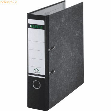 Leitz Ordner Wolkenmarmor A4 80mm 180Grad schwarz Leitz Ordner Wolkenmarmor A4 80mm 180Grad schwarz von Leitz