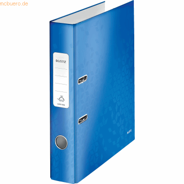 Leitz Ordner Wow A4 Kunststoff 52mm blau metallic Leitz Ordner Wow A4 Kunststoff 52mm blau metallic von Leitz