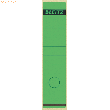 Leitz Ordnerrückenschilder 61x285mm selbstklebend grün VE=10 Stück Leitz Ordnerrückenschilder 61x285mm selbstklebend grün VE=10 Stück von Leitz