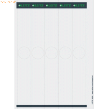 Leitz Ordnerrückenschilder f. Hängeordner 34x279mm selbstklebend PC-be Leitz Ordnerrückenschilder f. Hängeordner 34x279mm selbstklebend PC-be von Leitz