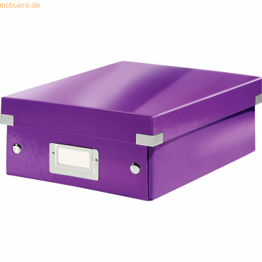 Leitz Organisationsbox Click & Store klein violett von Leitz
