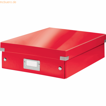 Leitz Organisationsbox Click & Store mittel rot Leitz Organisationsbox Click & Store mittel rot von Leitz