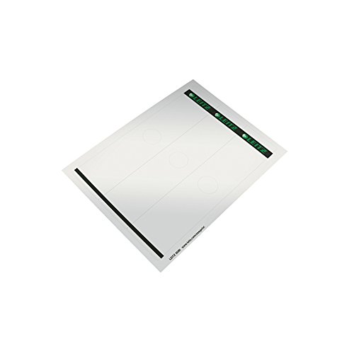 Leitz PC-beschriftbare Rückenschildr selbstklebend für Hängeordner, 75 Stück, Langes und breites Format, 61,5 x 279 mm, Papier, grau, 60980085 von Leitz