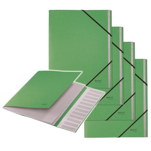 Leitz Recycle Ordnungsmappe A4, 4er Pack, Projektmappe mit 12 Fächern mit Index, 100 % recycelt & recycelbar, Umweltfreundlich, Recycle Serie, Grün, 39150055 Leitz Recycle Ordnungsmappe A4, 4er Pack, Projektmappe mit 12 Fächern mit Index, 100 % recycelt & recycelbar, Umweltfreundlich, Recycle Serie, Grün, 39150055 von Leitz
