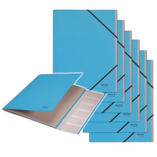Leitz Recycle Ordnungsmappe A4, 6er Pack, Projektmappe mit 6 Fächern mit Index, 100 % recycelt & recycelbar, Umweltfreundlich, Recycle Serie, Blau, 39140035 Leitz Recycle Ordnungsmappe A4, 6er Pack, Projektmappe mit 6 Fächern mit Index, 100 % recycelt & recycelbar, Umweltfreundlich, Recycle Serie, Blau, 39140035 von Leitz