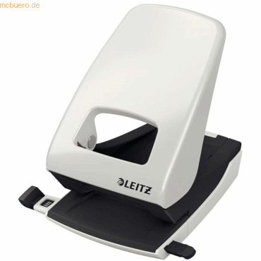 Leitz Registraturlocher 4,0mm mit Anschlagschiene grau Leitz Registraturlocher 4,0mm mit Anschlagschiene grau von Leitz