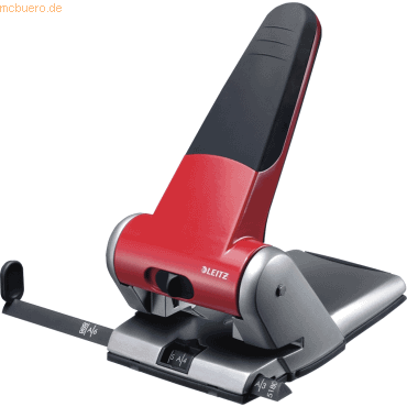 Leitz Registraturlocher 65 Blatt Stanzleistung mit Anschlagschiene rot Leitz Registraturlocher 65 Blatt Stanzleistung mit Anschlagschiene rot von Leitz