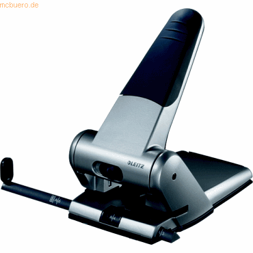 Leitz Registraturlocher 65 Blatt Stanzleistung mit Anschlagschiene sil Leitz Registraturlocher 65 Blatt Stanzleistung mit Anschlagschiene sil von Leitz