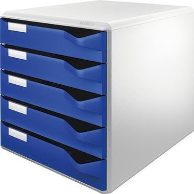 Leitz Schubladenbox 52800035 DIN A4 5Schubfächer lichtgr/bl 127045550 Leitz Schubladenbox 52800035 DIN A4 5Schubfächer lichtgr/bl 127045550 von Leitz