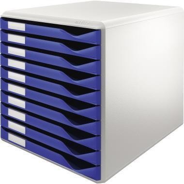 Leitz Schubladenbox 52810035 DIN A4 10Schubfächer l.graur/bl 127045650 Leitz Schubladenbox 52810035 DIN A4 10Schubfächer l.graur/bl 127045650 von Leitz