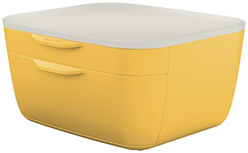 Leitz Schubladenset mit 2 Fächern, Warmes Gelb, Cosy-Serie, 53570019 Leitz Schubladenset mit 2 Fächern, Warmes Gelb, Cosy-Serie, 53570019 von Leitz