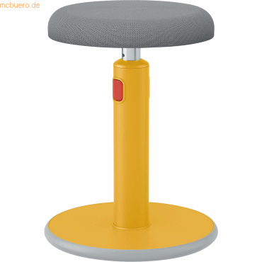 Leitz Sitz- und Stehhocker Aktiv Ergo Cosy höhenverstellbar gelb Leitz Sitz- und Stehhocker Aktiv Ergo Cosy höhenverstellbar gelb von Leitz