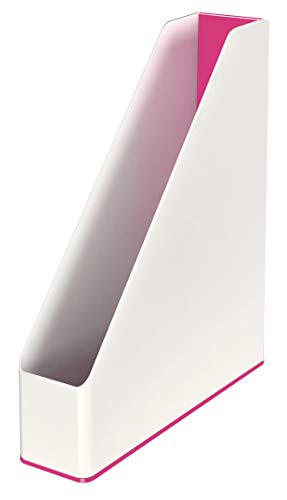 Leitz Stehsammler A4, Zweifarbiges Design, Weiß/Pink, Duo Colour, WOW, 53621023 Leitz Stehsammler A4, Zweifarbiges Design, Weiß/Pink, Duo Colour, WOW, 53621023 von Leitz