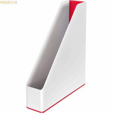 Leitz Stehsammler Wow Duo Colour A4 PS weiß/rot Leitz Stehsammler Wow Duo Colour A4 PS weiß/rot von Leitz