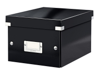 Leitz Storage Box Click & Store Small, Hartplatte, Schwarz, A5, Briefumschlag, Brief, Hinweis, Picture, 7,4 l, 540 g von Leitz
