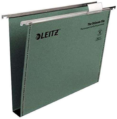 Leitz Ultimate 17430055 Hängemappe mit Reitern und Etiketten, recycelt, 30 mm, A4, Grün, 50 Stück Leitz Ultimate 17430055 Hängemappe mit Reitern und Etiketten, recycelt, 30 mm, A4, Grün, 50 Stück von Leitz
