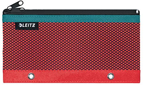 Leitz Urban Chic Federmäppchen mit 2 Fächern, Integrierte Ösen, Rot, 60130020 Leitz Urban Chic Federmäppchen mit 2 Fächern, Integrierte Ösen, Rot, 60130020 von Leitz