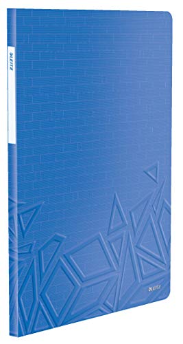 Leitz Urban Chic Sichtbuch in A4 Format, 20 Klarsichthüllen für 40 Blatt, Blau, 46510032 von Leitz