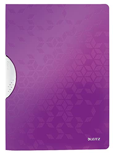 Leitz WOW ColorClip Klemmmappe (A4, PP) violett von Leitz