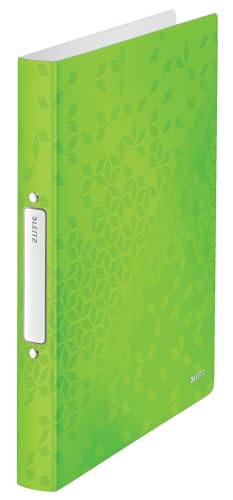 Leitz WOW Ringbuch, A4, 32 mm Rückenbreite, für bis zu 190 Blatt, Grün, WOW, 42570054 Leitz WOW Ringbuch, A4, 32 mm Rückenbreite, für bis zu 190 Blatt, Grün, WOW, 42570054 von Leitz