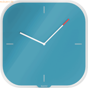 Leitz Wanduhr Cosy Sicherheitsglas 300mm blau Leitz Wanduhr Cosy Sicherheitsglas 300mm blau von Leitz