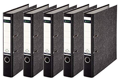 Leitz hochwertiger Ordner 180°, schmal | 5er Pack, Schwarz , 1 Leitz hochwertiger Ordner 180°, schmal | 5er Pack, Schwarz , 1 von Leitz