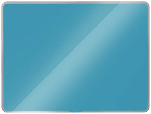 Leitz magnetisches Whiteboard aus Glas, 800 x 600, Sanftes Blau, Cosy-Serie, 70430061 von Leitz
