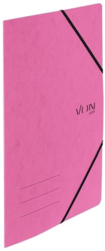 VON Leitz 5er Pack Dokumentenmappe A4, Mit Gummibandverschluss, Karton, Für 150 Blatt, leichte Projekt- & Papieraufbewahrung, Studium & Zuhause, Fuchsia, 30110022 VON Leitz 5er Pack Dokumentenmappe A4, Mit Gummibandverschluss, Karton, Für 150 Blatt, leichte Projekt- & Papieraufbewahrung, Studium & Zuhause, Fuchsia, 30110022 von Leitz