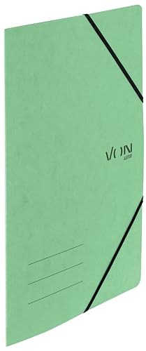 VON Leitz 5er Pack Dokumentenmappe A4, Mit Gummibandverschluss, Karton, Für 150 Blatt, leichte Projekt- & Papieraufbewahrung, Studium & Zuhause, Mintgrün, 30110050 VON Leitz 5er Pack Dokumentenmappe A4, Mit Gummibandverschluss, Karton, Für 150 Blatt, leichte Projekt- & Papieraufbewahrung, Studium & Zuhause, Mintgrün, 30110050 von Leitz