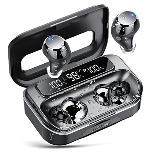 Bluetooth Kopfhörer, 2025 In Ear Kopfhörer Kabellos Bluetooth 5.3 mit Noise Cancelling Mic, 128H HiFi Stereo Tiefer Bass Ohrhörer, IP7 Wasserdicht Touch Control Wireless Earbuds for iPhone/Android Bluetooth Kopfhörer, 2025 In Ear Kopfhörer Kabellos Bluetooth 5.3 mit Noise Cancelling Mic, 128H HiFi Stereo Tiefer Bass Ohrhörer, IP7 Wasserdicht Touch Control Wireless Earbuds for iPhone/Android von Lekaby